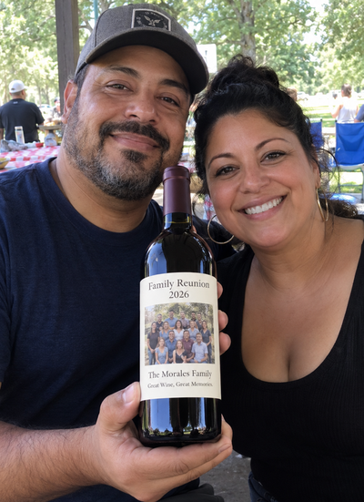 Morales family reunion couple